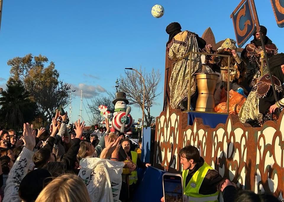 Cabalgata de Reyes en Sanlúcar, el pasado año.