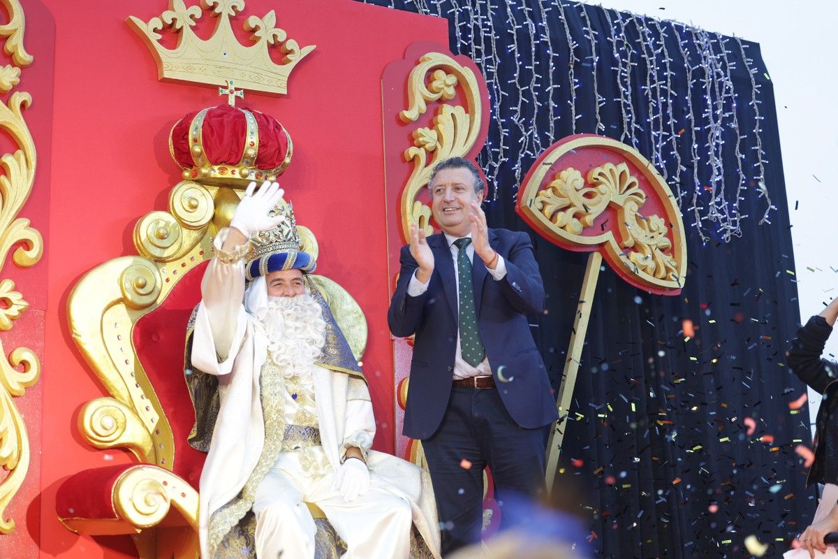 Los Reyes Magos en La Rinconada, el pasado año.