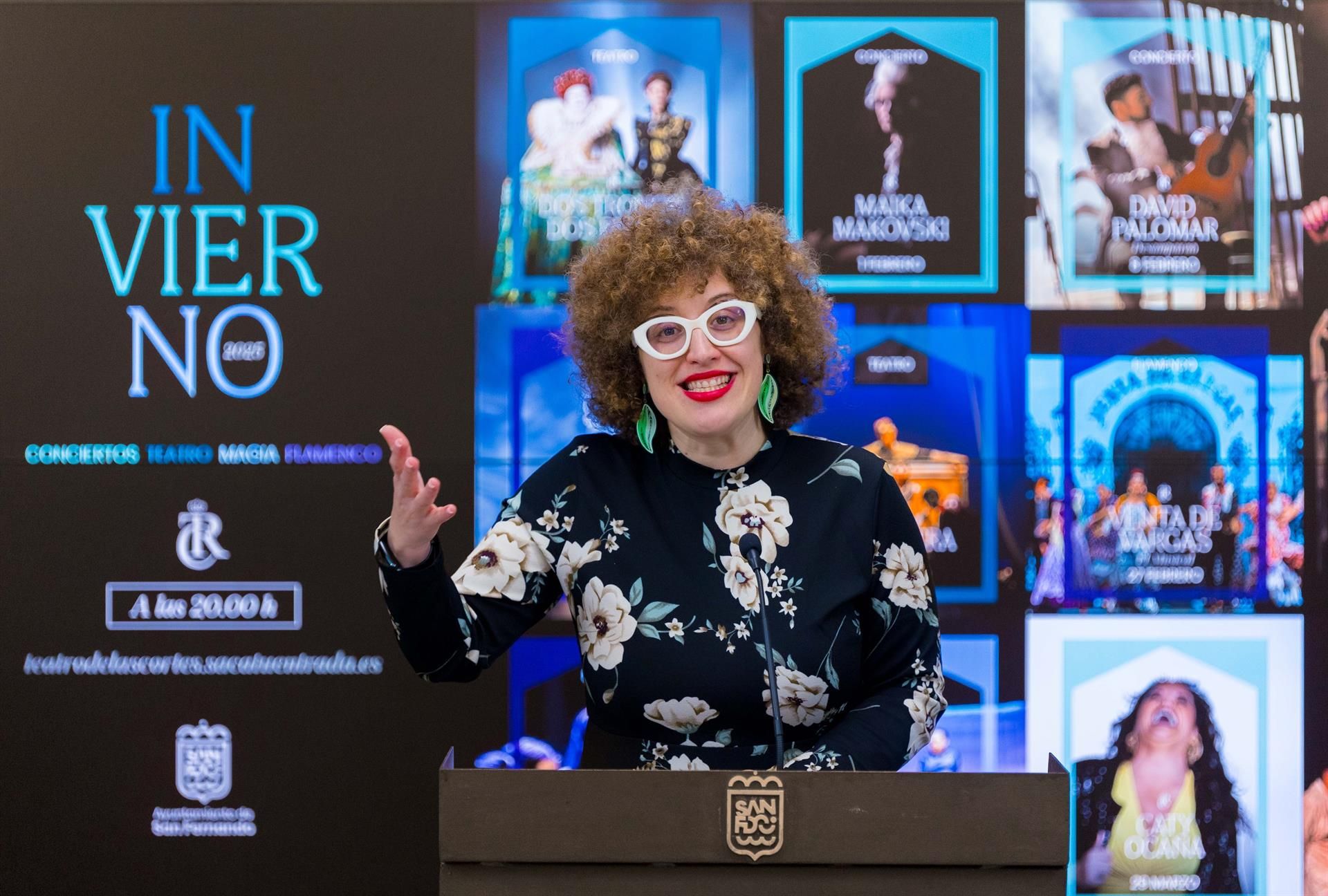 Pepa Pacheco, concejala de Cultura, en la presentación de la programación.