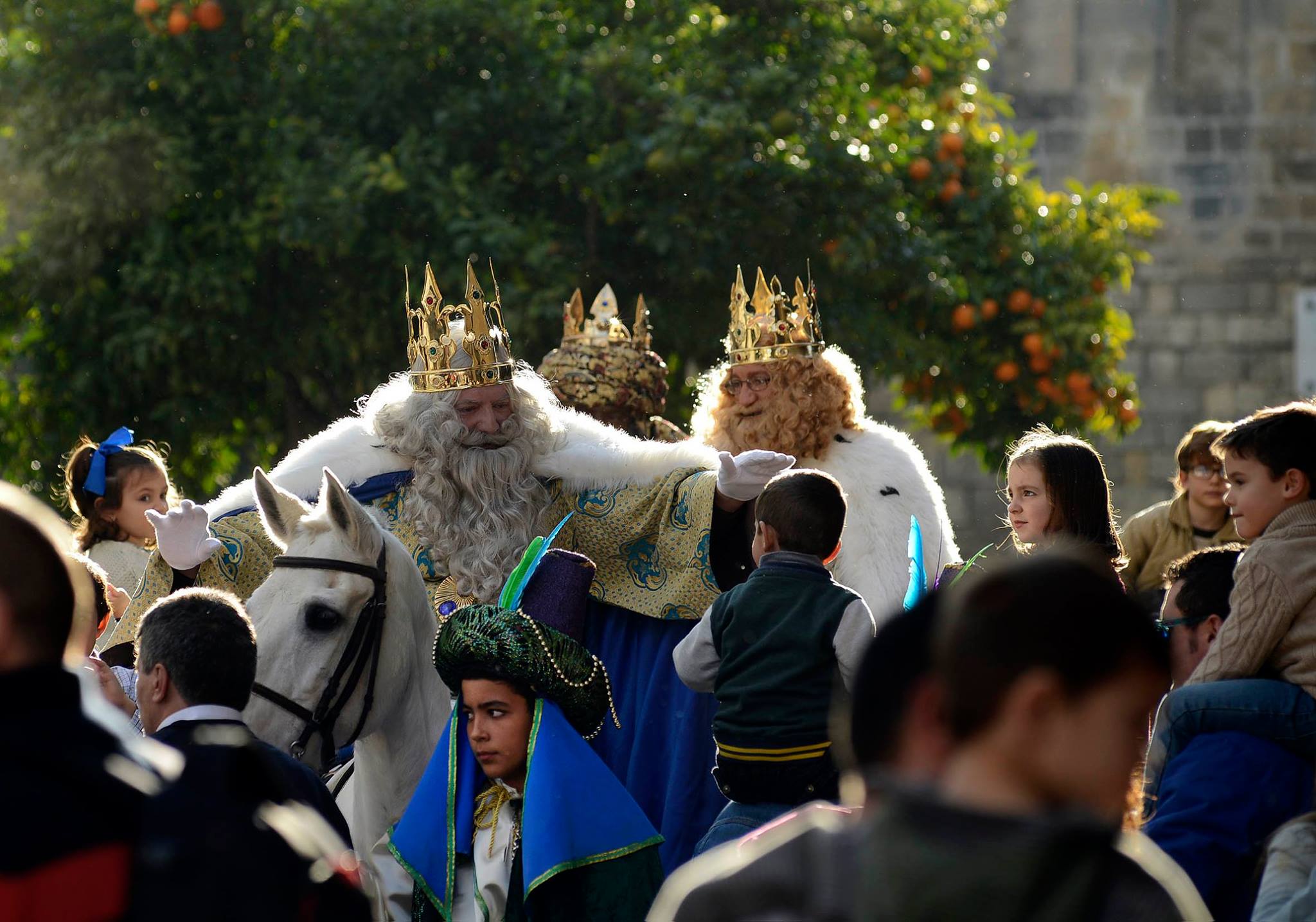 Una Cabalgata de Reyes Magos en años anteriores en El Puerto.