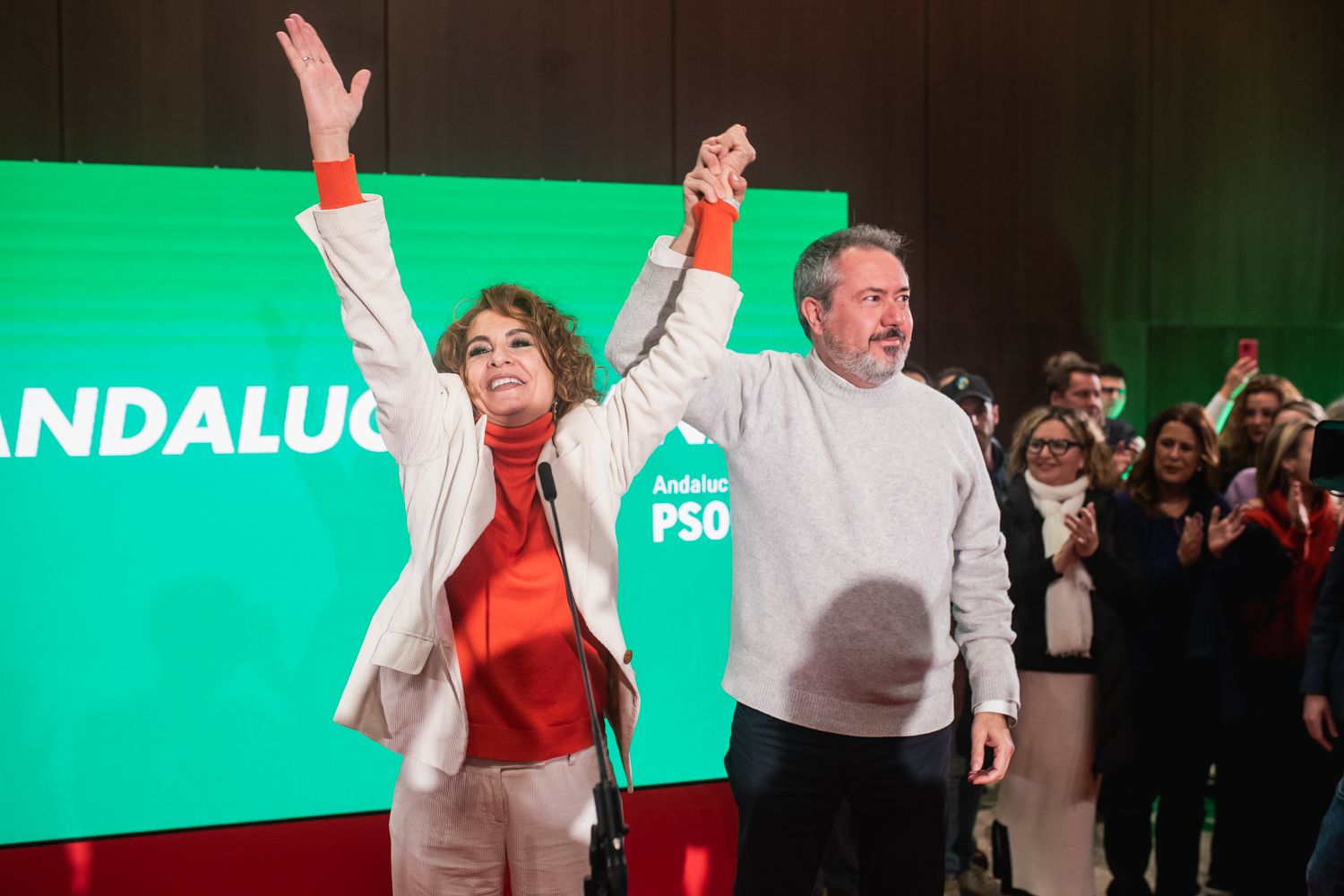 María Jesús Montero, precandidata a las primarias del PSOE andaluz, apoyada por Juan Espadas.