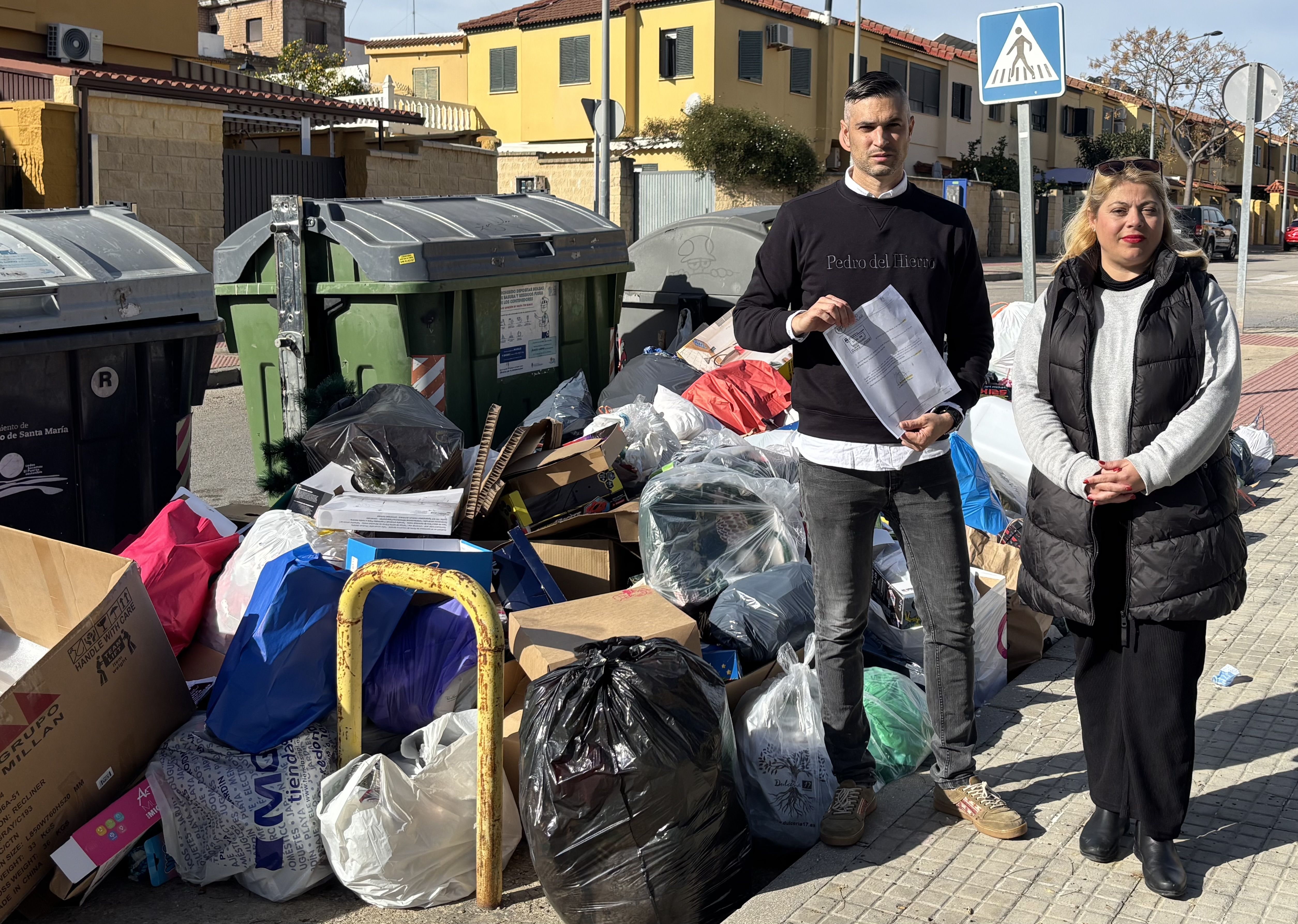 El PSOE denuncia el abandono de la zona de La Florida, en El Puerto.