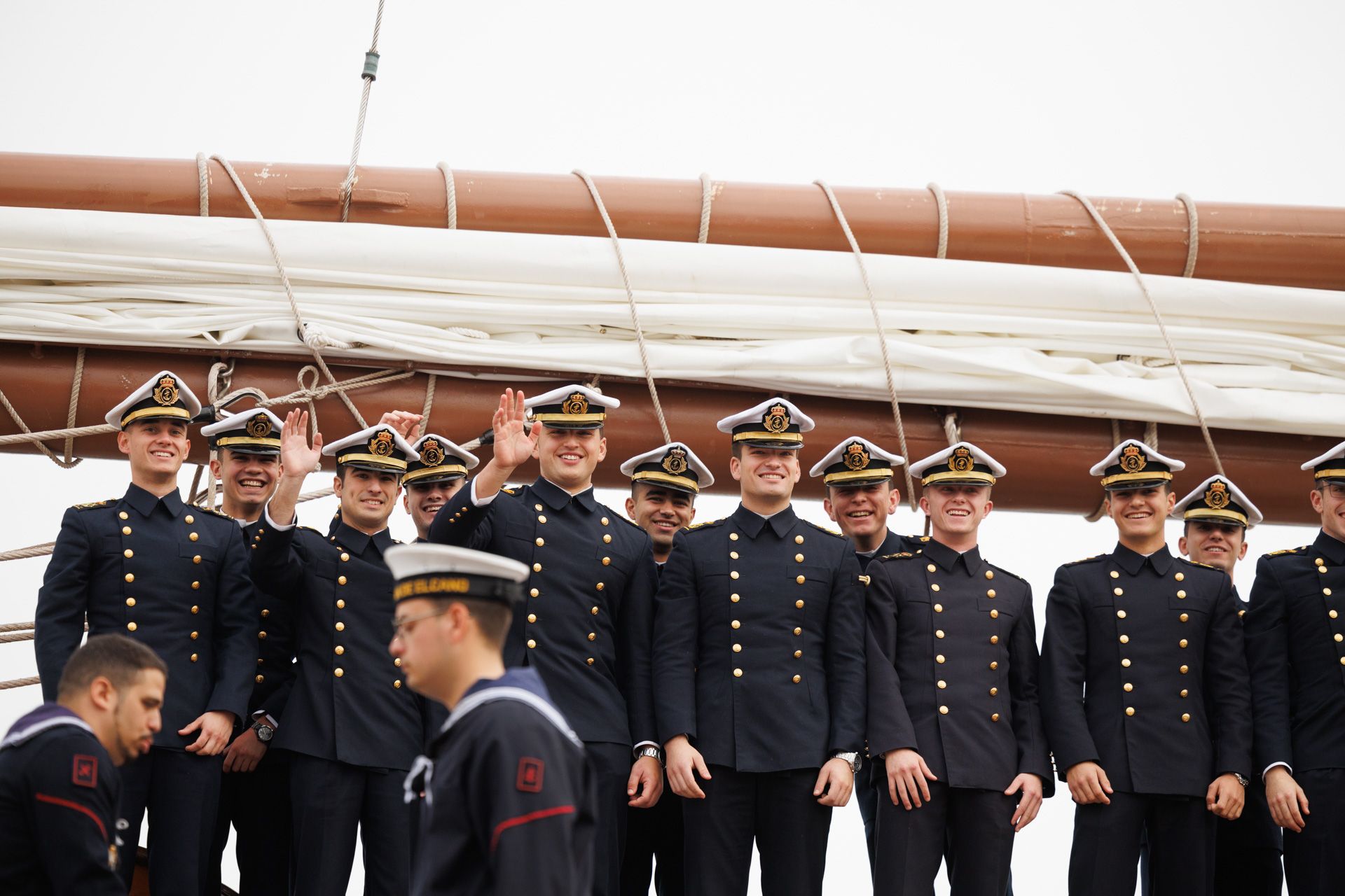 Los Reyes despiden a la Princesa Leonor en el Juan Sebastián Elcano