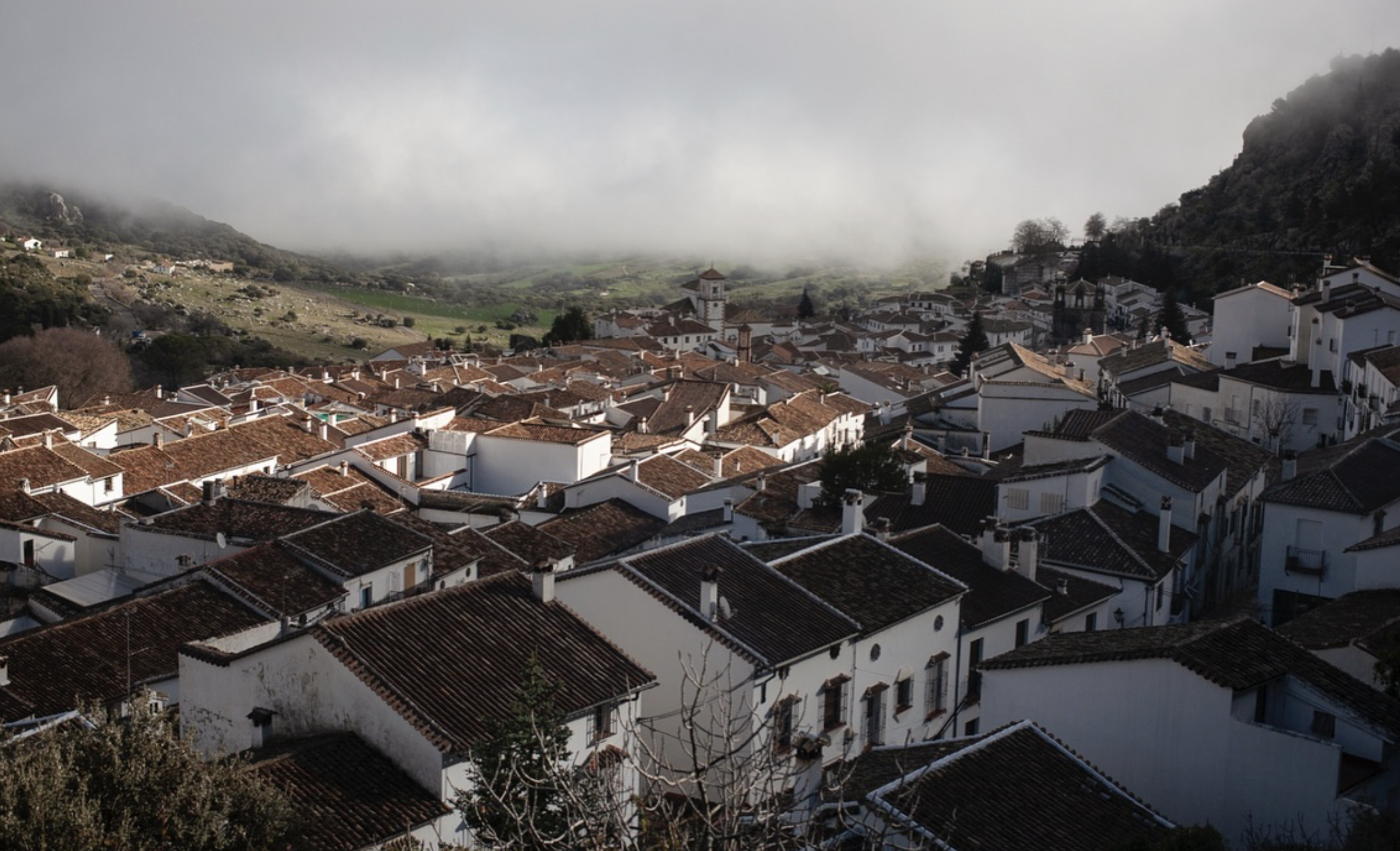 Una imagen de Grazalema, que lidera el 'podio' de la ola de frío.   FOTO: AYUNTAMIENTO DE GRAZALEMA