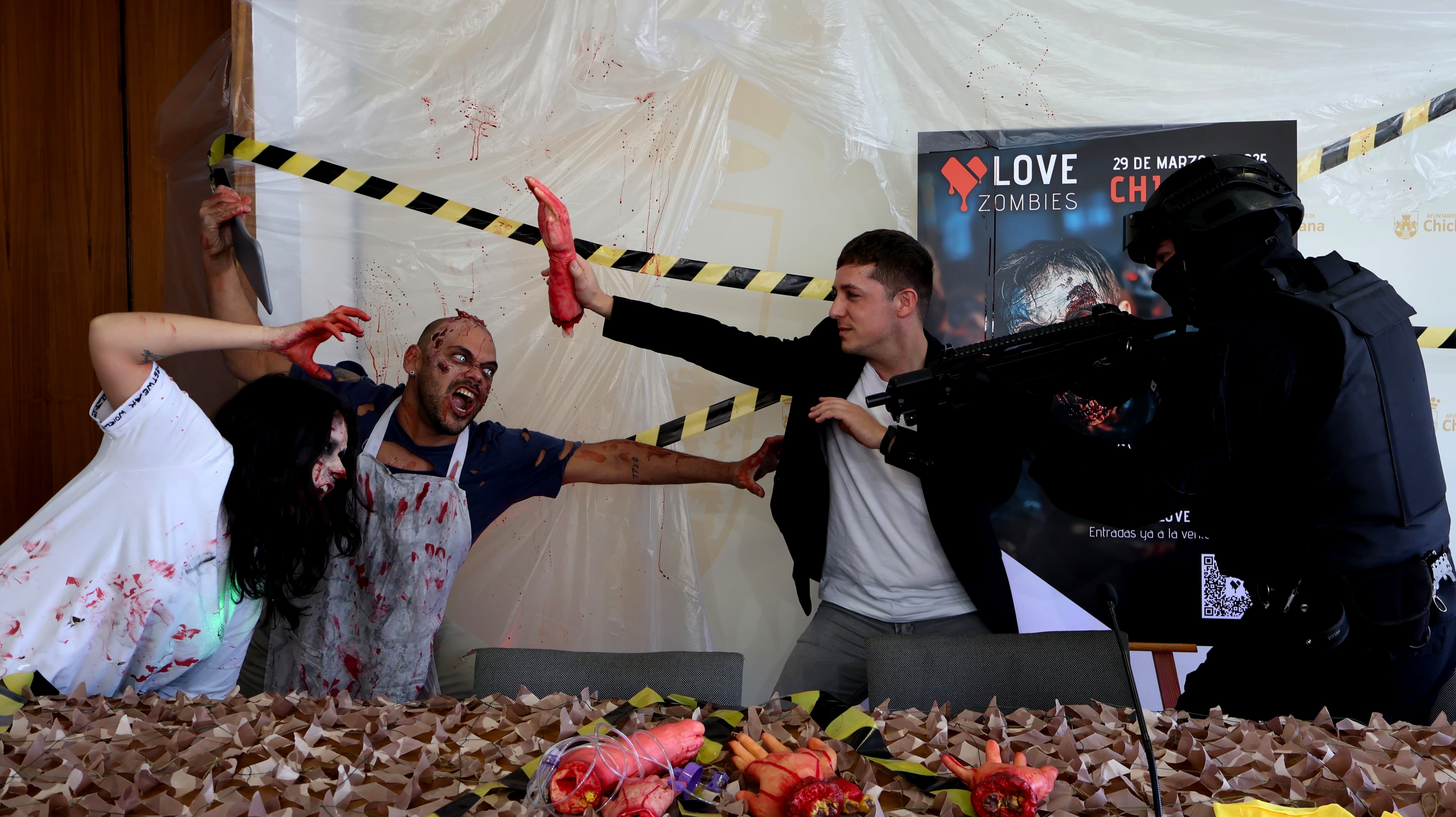 Presentación del evento Love Zombies que tendrá lugar el 29 de marzo en Chiclana.