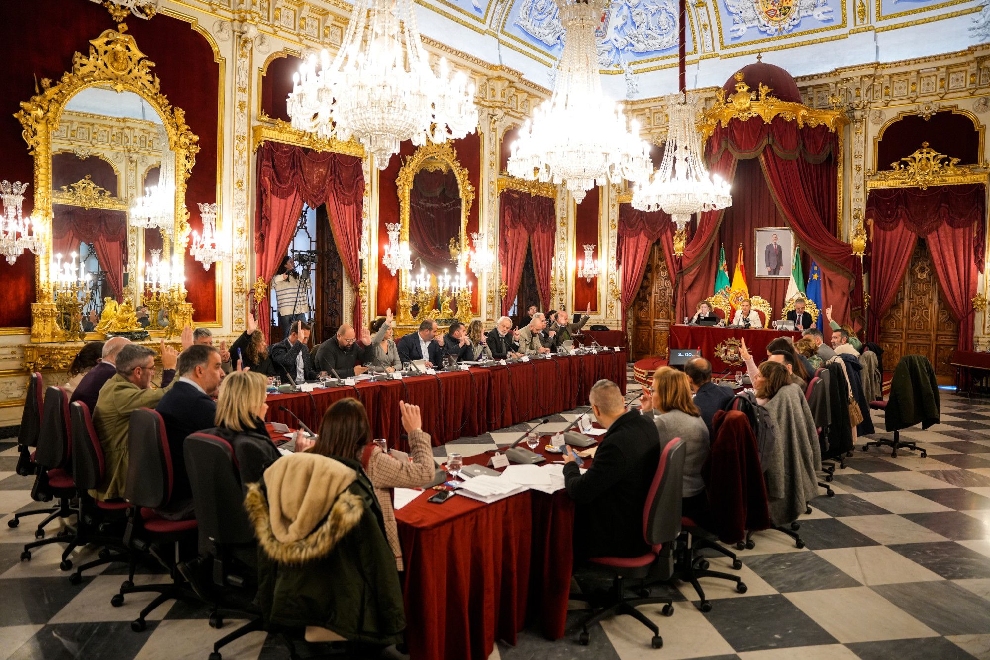 Imagen del Pleno de la Diputación de Cádiz celebrado este miércoles.